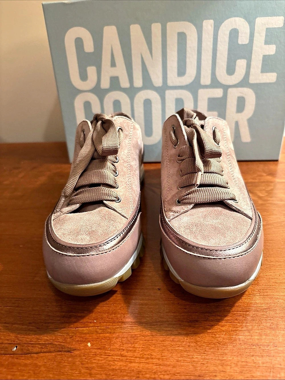 Candice Cooper Jannis Strip Chic Women's Sneakers EU 37 Pink & Brown